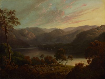 Vista del paisaje en Cumberland de John Glover